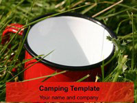 Camping PowerPoint Template thumbnail