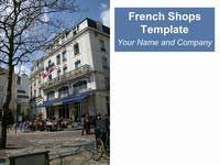 French Shops Background Template thumbnail