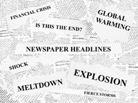 Free Newspaper Headlines Powerpoint Template
