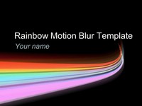 Rainbow Motion Blur Template thumbnail