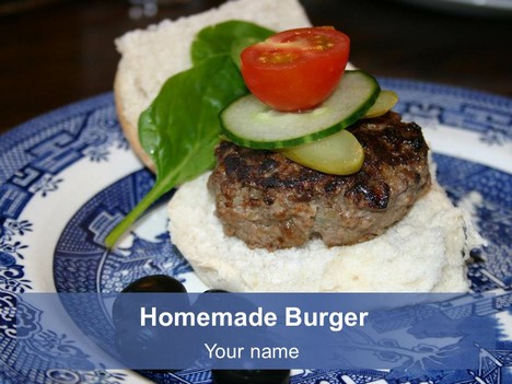 Home-made Burger Template