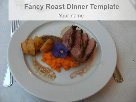 Fancy Roast Dinner Template