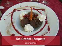 Ice Cream PowerPoint Template thumbnail