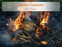 Bonfire PowerPoint Template thumbnail