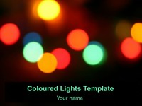Free Coloured Lights Template thumbnail