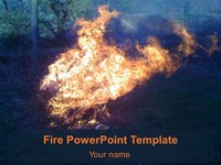 Free Fire PowerPoint Template thumbnail