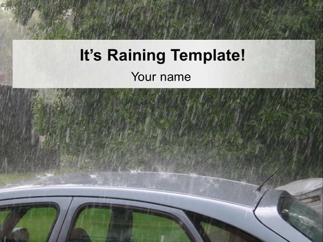 It’s Raining Template!