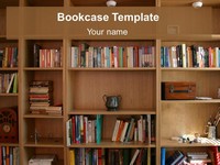 Bookcase PowerPoint Template thumbnail
