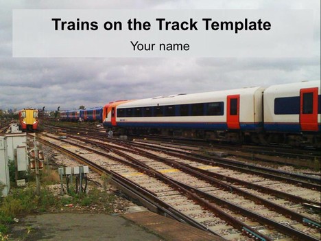 Trains on the Track Template