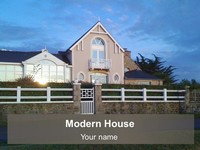 Modern House PowerPoint Template thumbnail