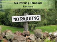 No Parking Template thumbnail