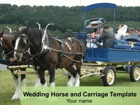 Wedding Horse and Carriage Template thumbnail