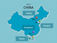 China Map Template thumbnail
