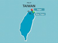 Map of Taiwan Template thumbnail