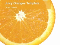 Juicy Oranges Template thumbnail