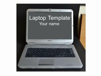 Laptop Computer Frames Template thumbnail