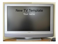 New Television Frame Template thumbnail