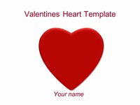 Valentine’s Heart PowerPoint Template thumbnail