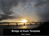 Bridge at Dusk Template thumbnail