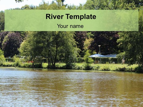 Free River PowerPoint Template
