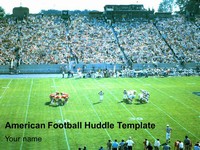 American Football Huddle Template thumbnail