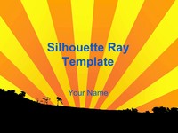 Silhouette Sun Ray Template thumbnail