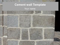 Cement Wall Template