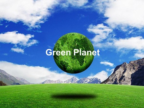 녹색 행성 템플릿