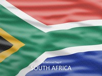 South Africa Flag PowerPoint Template thumbnail
