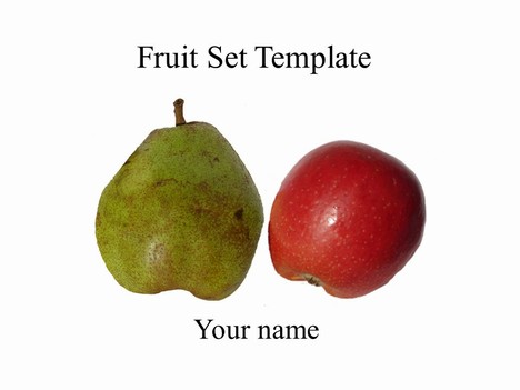 Fruit Set Template