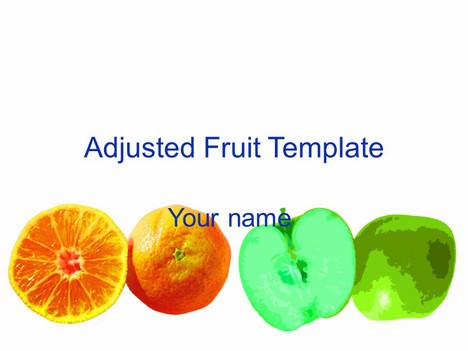Adjusted Fruit Template