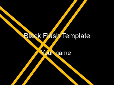 Black Flash Template