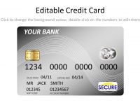 Silver Credit Card Template thumbnail