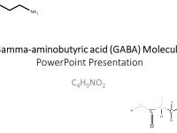 GABA Molecule PowerPoint Template thumbnail