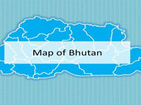 Bhutan Map PowerPoint Template thumbnail