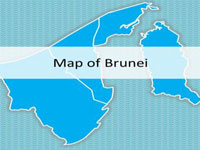 Brunei Map PowerPoint Template