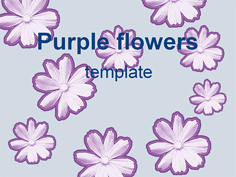 powerpoint backgrounds flowers. Purple Flowers