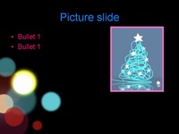 Christmas Lights Template slide4