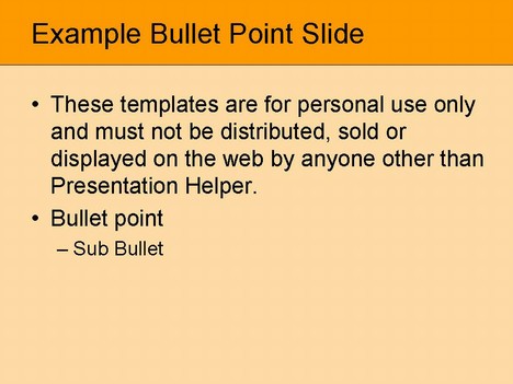 Simple Orange PowerPoint Template slide2