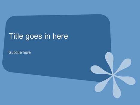 Hip Blue template with a lue powerpoint templates blue. Hip Blue template with a lue