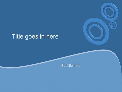 powerpoint templates blue. Blue PowerPoint Template.