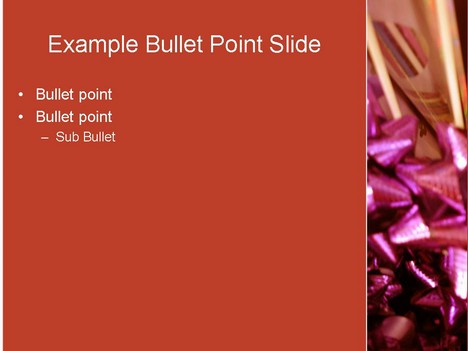 Festive Red Bows Template slide2