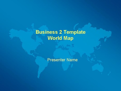 World Map Background. Business world map template