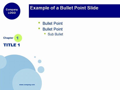 Powerpoint Background Templates on Blue Bubbles Powerpoint Template Slide2