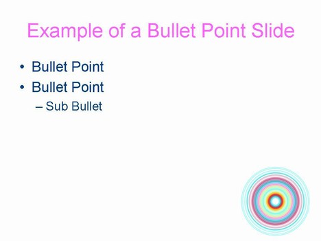 Circles Template on white slide2