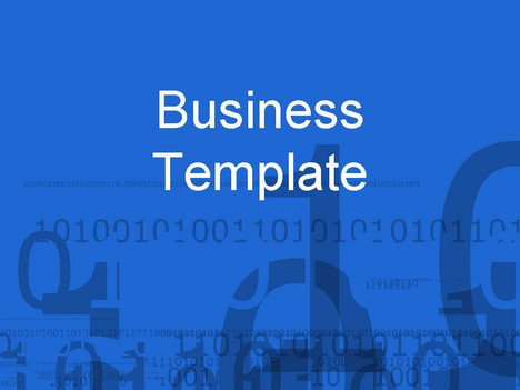 Powerpoint Business Templates on Numbers Business Template