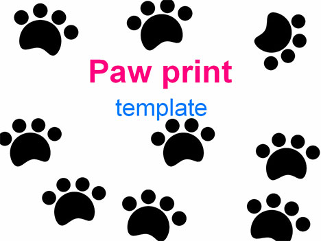 paw print wallpaper. paw print template