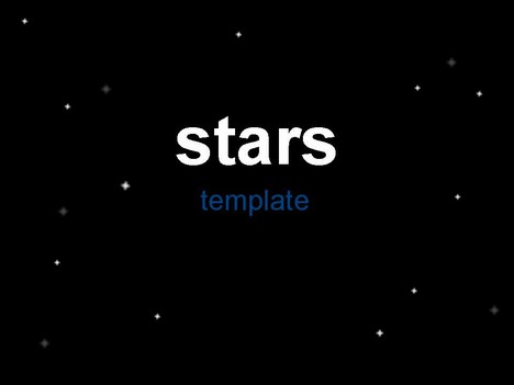 Stars Background Powerpoint. Stars Template