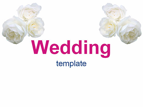 wedding flowers background. Wedding Flowers Template