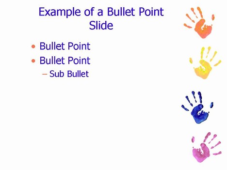 Download as Power Point (PPT) file. Hands Template slide2. Inbuilt slides